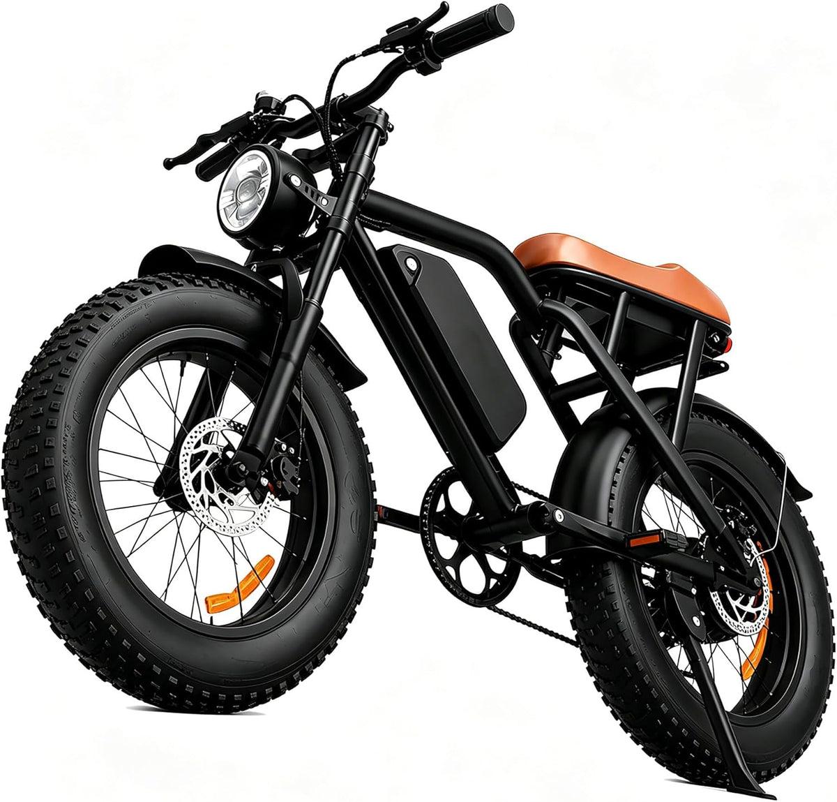 Electric Bike for Adults, 1500W Peak Motor 28 MPH 50Miles, Fat Tire Ebike with 48V Removable Battery 20"x4.0" ebikes for Adults Hydraulic Suspension and 7-Speed, All-Terrain Unisex ebikes