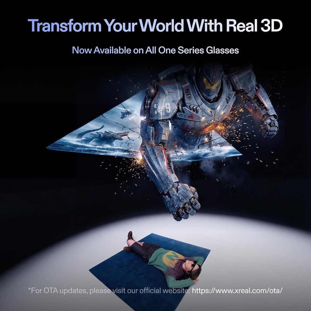 XREAL One Pro AR Glasses with X1 Chip, Native 3 DoF, X-Prism Optics, Real 3D, 57°FOV 171" 120Hz FHD Display, XR Glasses for iPhone 17/16, Steam Deck, ROG, Mac, PC, Android & iOS M (IPD 57-66mm)