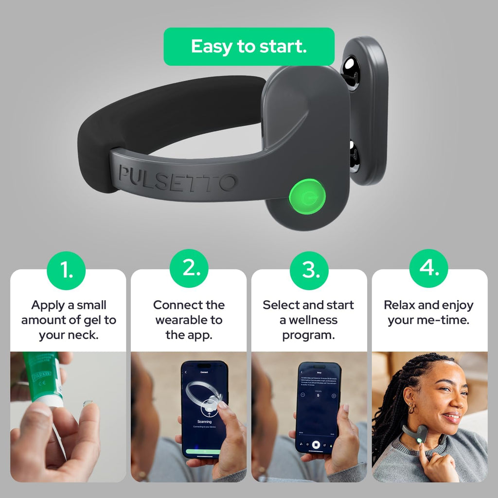 Pulsetto Lite (V1) Wellness Wearable – Relaxation & Daily Wellness Support Device