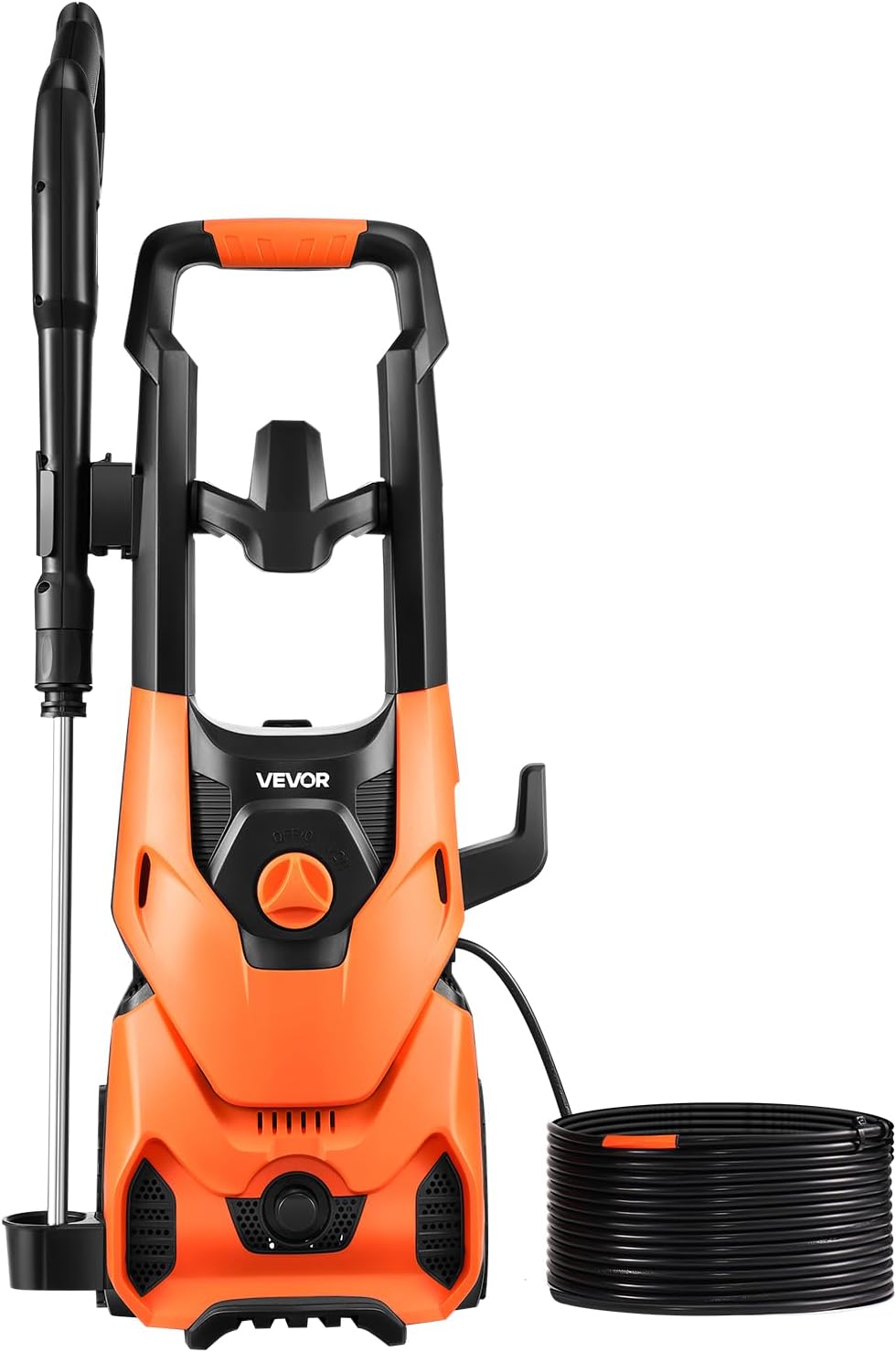 VEVOR Electric Pressure Washer, Max 4200 PSI 2.8 GPM, High-Power Cleaner with Foam Cannon & 4 Nozzles for Driveways, Cars, Fences, Patios, Home Cleaning