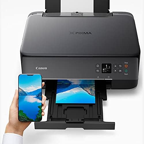 Canon PIXMA TS6420a All-in-One Wireless Color Printer with Print, Scan, Copy, Photo Print & Mobile Functions Bundle with DGE USB Cable + Print Like A Pro Guidebook Kit