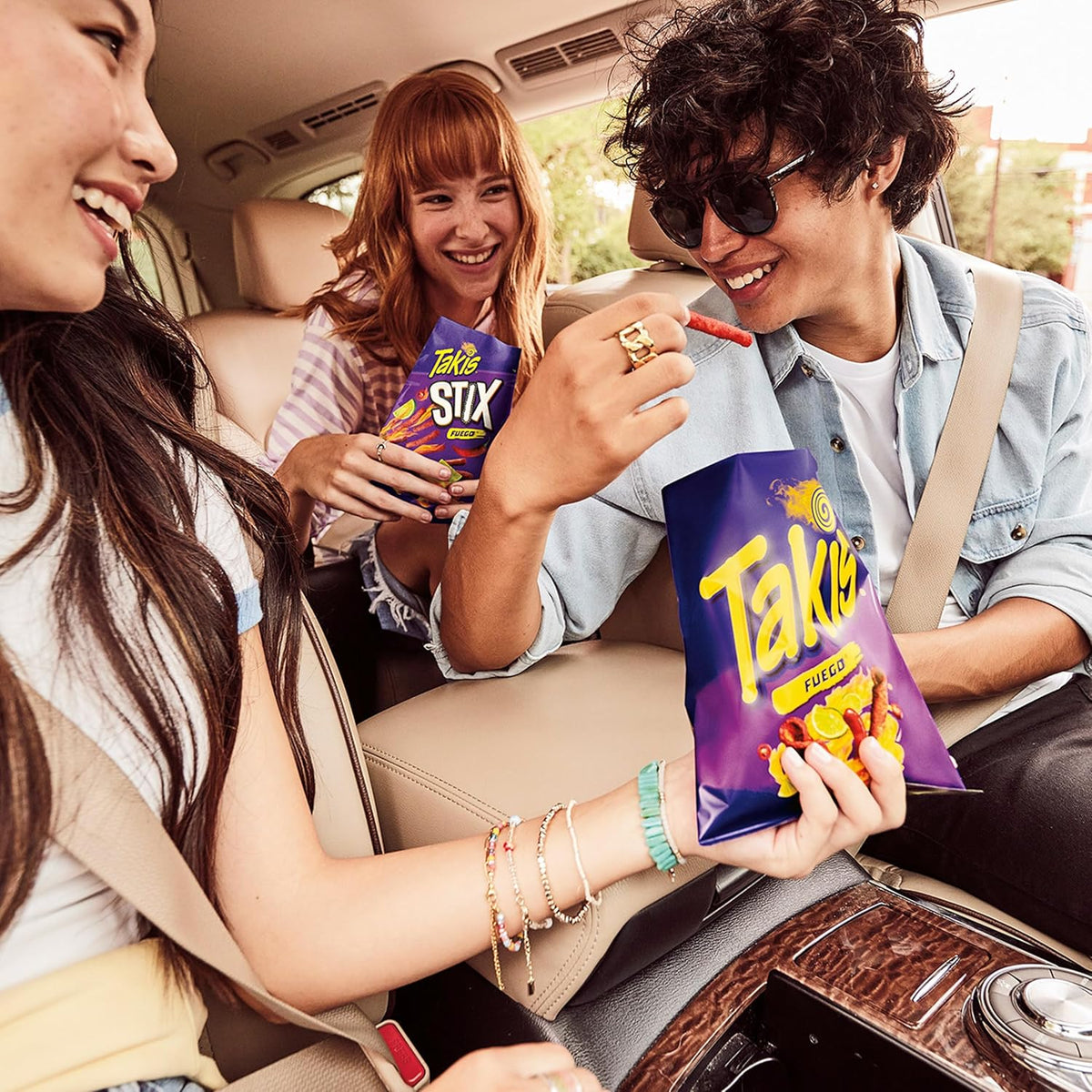 Takis 18 pc / 1 oz Variety Pack, Assorted Flavored Mixed Rolled Tortilla Chips – (5) Fuego, (5) Blue Heat, (4) Nitro, (4) Crunchy Fajitas (Pack of 2)