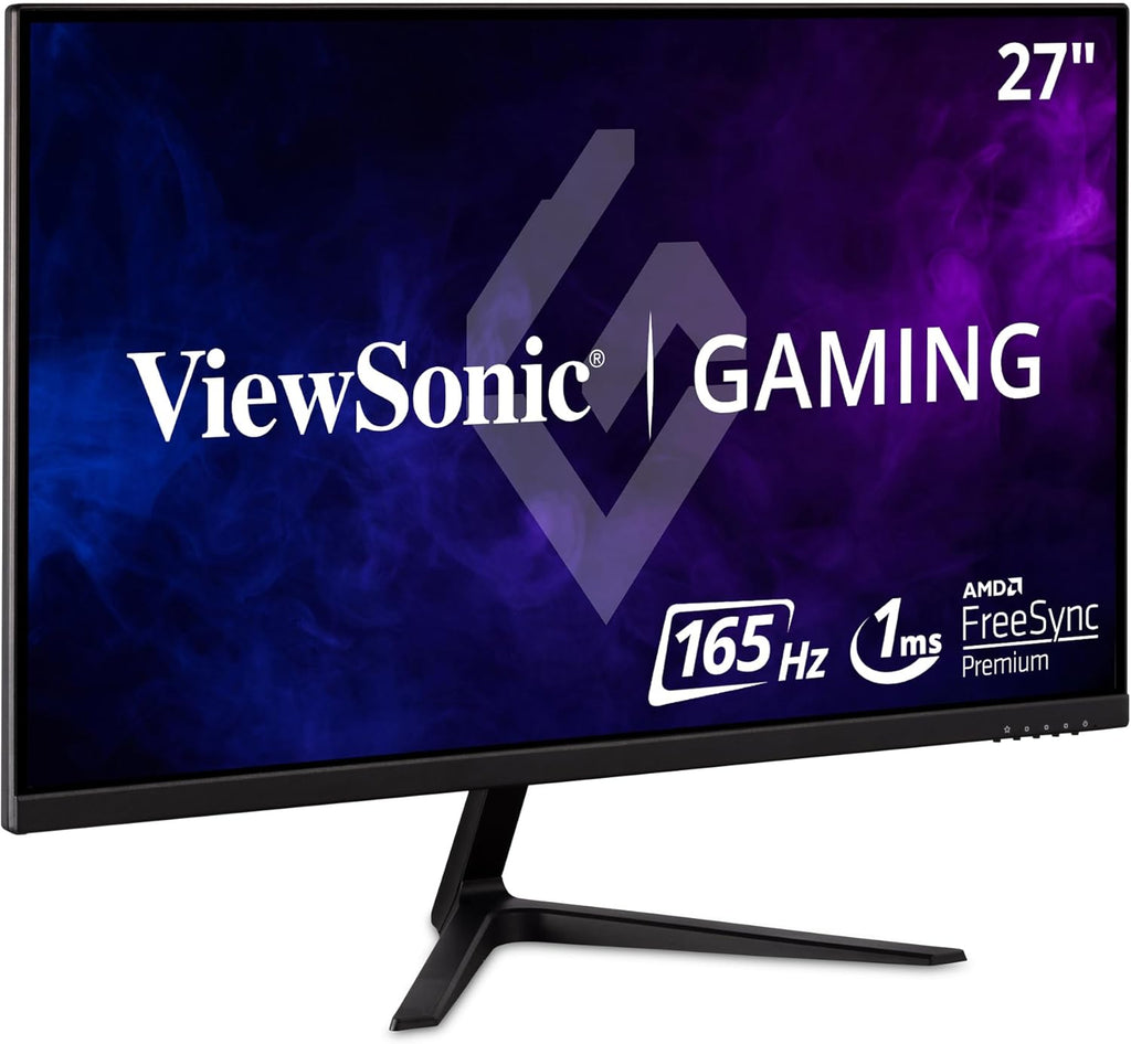ViewSonic VX2718-P-MHD 27 Inch 1080p Gaming Monitor, 180Hz and 1ms for Smooth Gameplay, FreeSync and Eye Care Technology for Comfortable Viewing, HDMI, and DisplayPort Inputs
