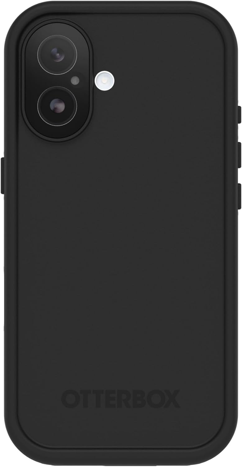 OtterBox iPhone 17 FRĒ Series Waterproof Case - Black - Waterproof iPhone Case up to 2 Meters, IP68, Phone Case for Swimming/Snorkeling