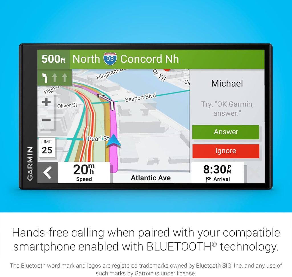 Garmin DriveSmart 76, 7-inch Car GPS Navigator with Bright, Crisp High-Resolution Maps and Garmin Voice Assist (Renewed)