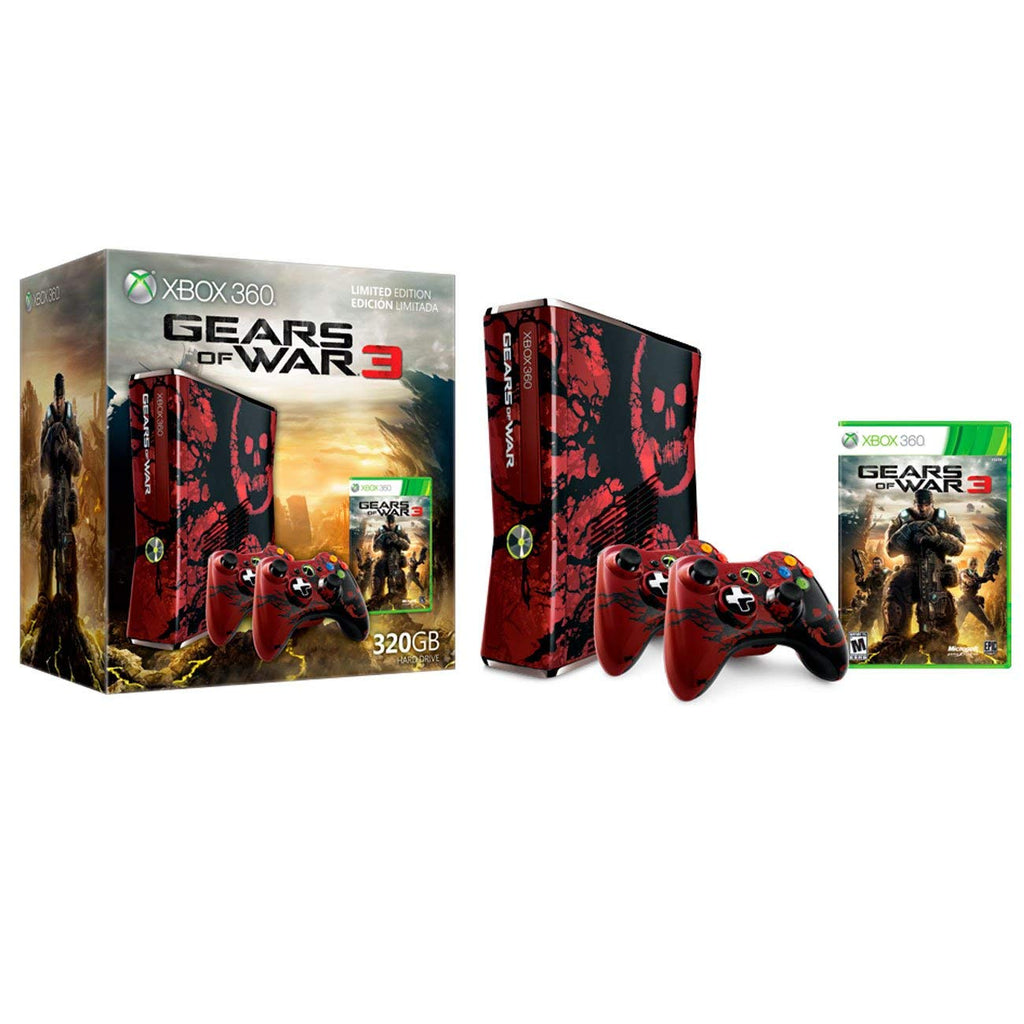Xbox 360 Gears of War 3 Limited Edition Console Bundle (Renewed)