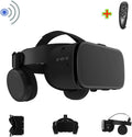 VR Headset for iPhone & Android Phones with Wireless Headphones, Virtual Reality Goggles Set for 4.5"-6.5" Phones .3D VR Glasses for IMAX Movies &VR Games