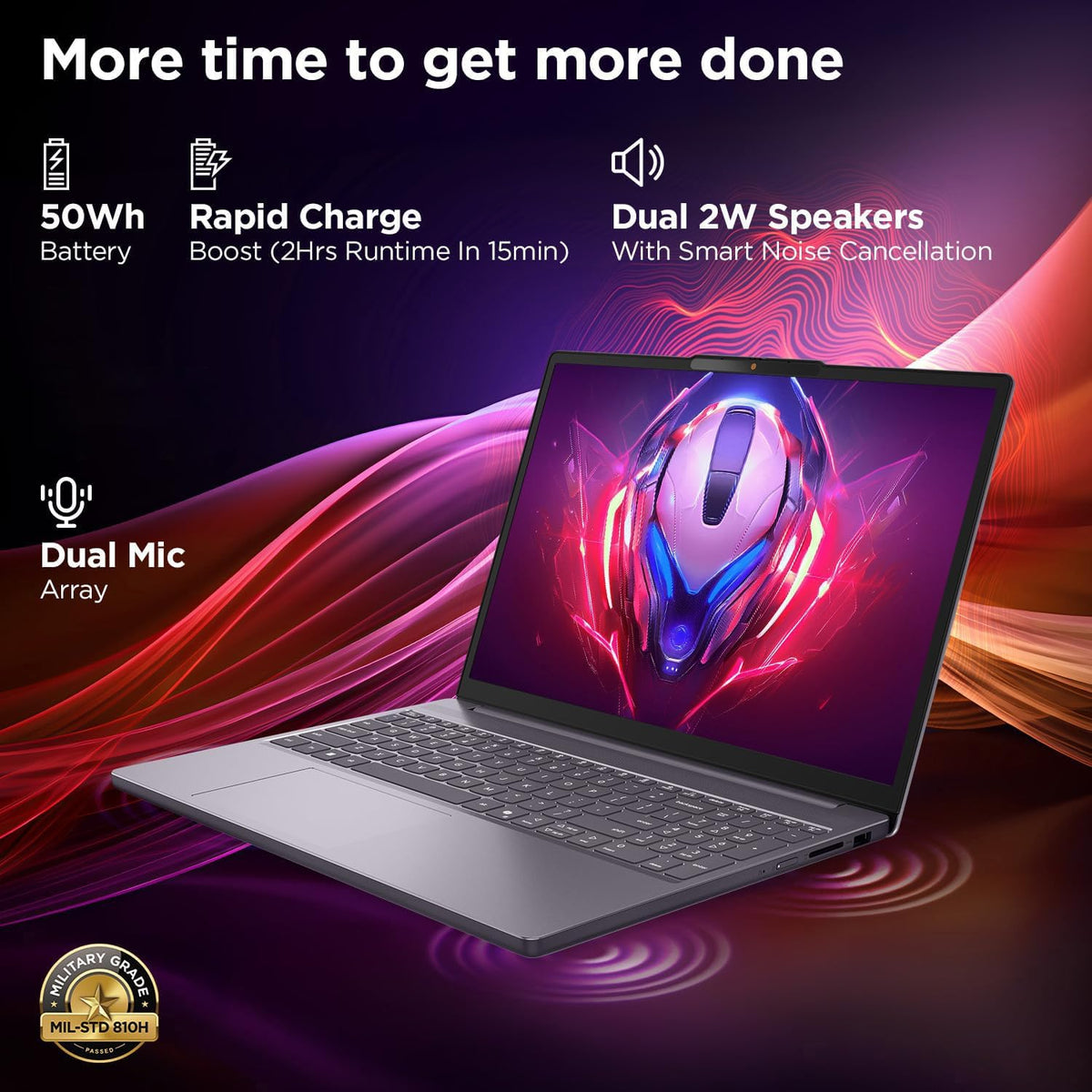 Lenovo Gaming Laptop, AMD 6-core Ryzen 5 7535HS, 24GB DDR5 RAM, 1TB PCIe SSD, Radeon 660M Graphics, 15" FHD IPS Display, Copilot AI Assistant PC, Bluetooth 5.3, Wi-Fi 6, Moonlight Grey Windows 11 Home