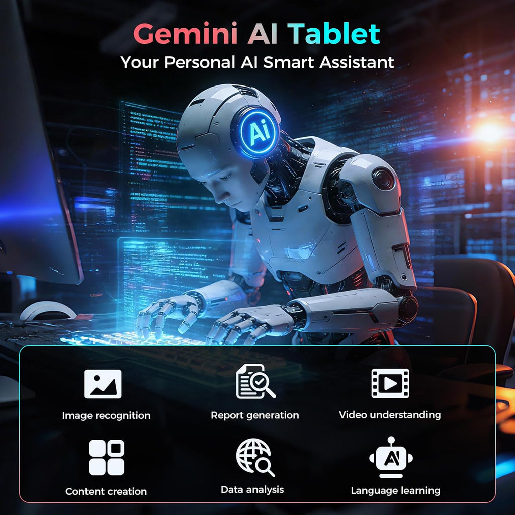 Tablet with Keyboard, 2026 Android 15 tablet with 26GB+256GB+2TB Expand, 10 Inch Tablet PC with 8-Core, Gemini AI, 5G WiFi, 8000mAh, BT5.0, GPS, Electronics Tablets with Case/Mouse/Stylus(Green Case)