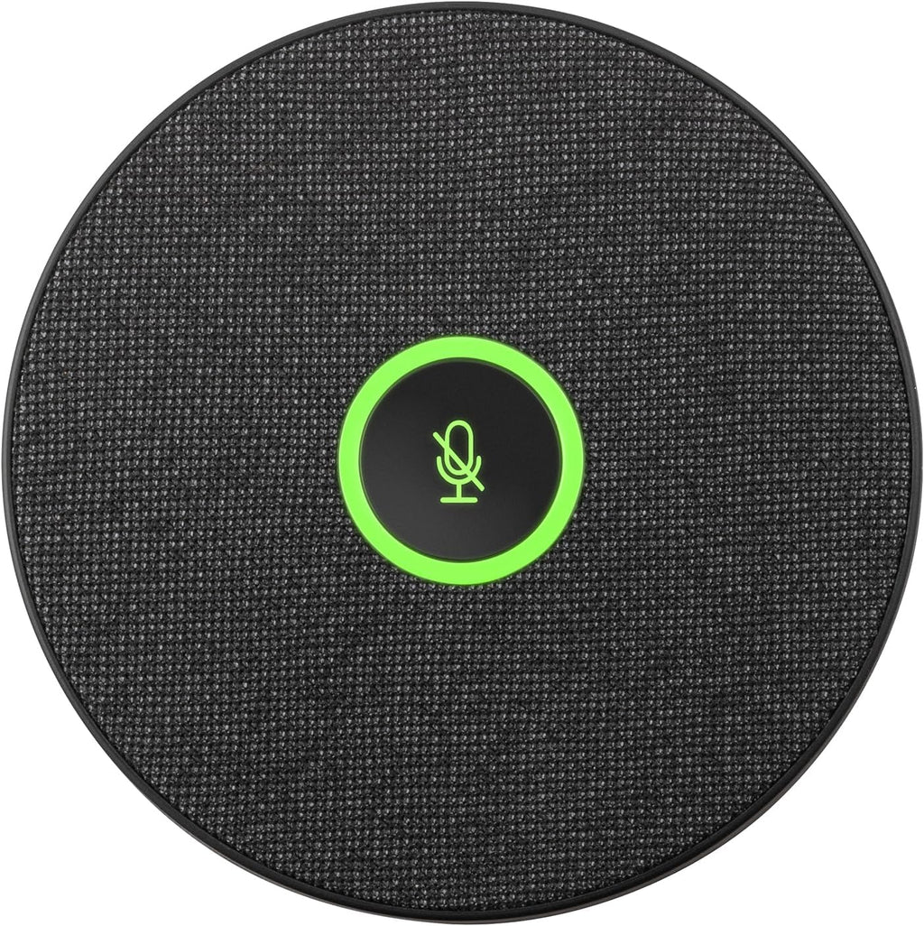 ViewSonic VB-MIC-201 USB Omnidirectional Speakerphone Conference Microphone w/Noise Cancellation, and 360° Pickup for Home and Office
