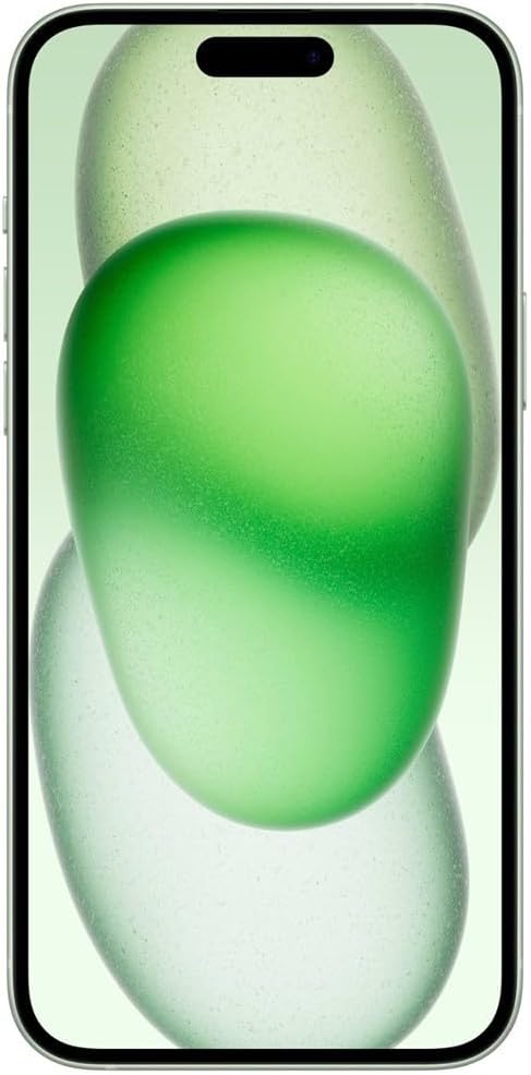 Apple iPhone 15, 128GB, Green - Unlocked (Renewed)