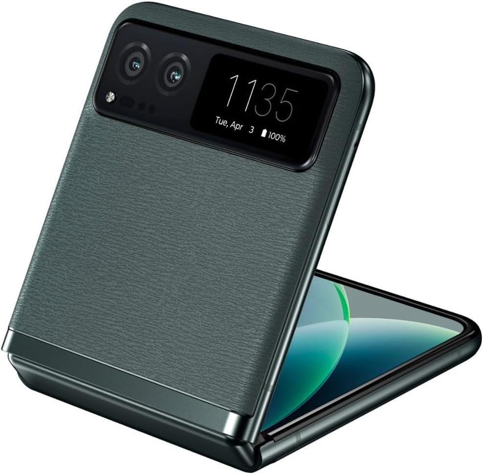 Motorola Moto Razr 40 5G 2023 (128GB, 8GB) 6.9" Foldable AMOLED, Snapdragon 7 Gen 1, Android 13 (T-Mobile Unlocked for Verizon, Metro, Boost, Global 4G) XT2323 (Sage Green) (Renewed)