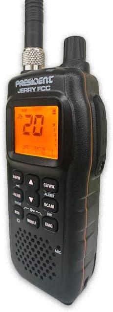 President Jerry FCC AM/FM Portable Radio with Vehicle Charging System - Perfect for The Road Warrior!