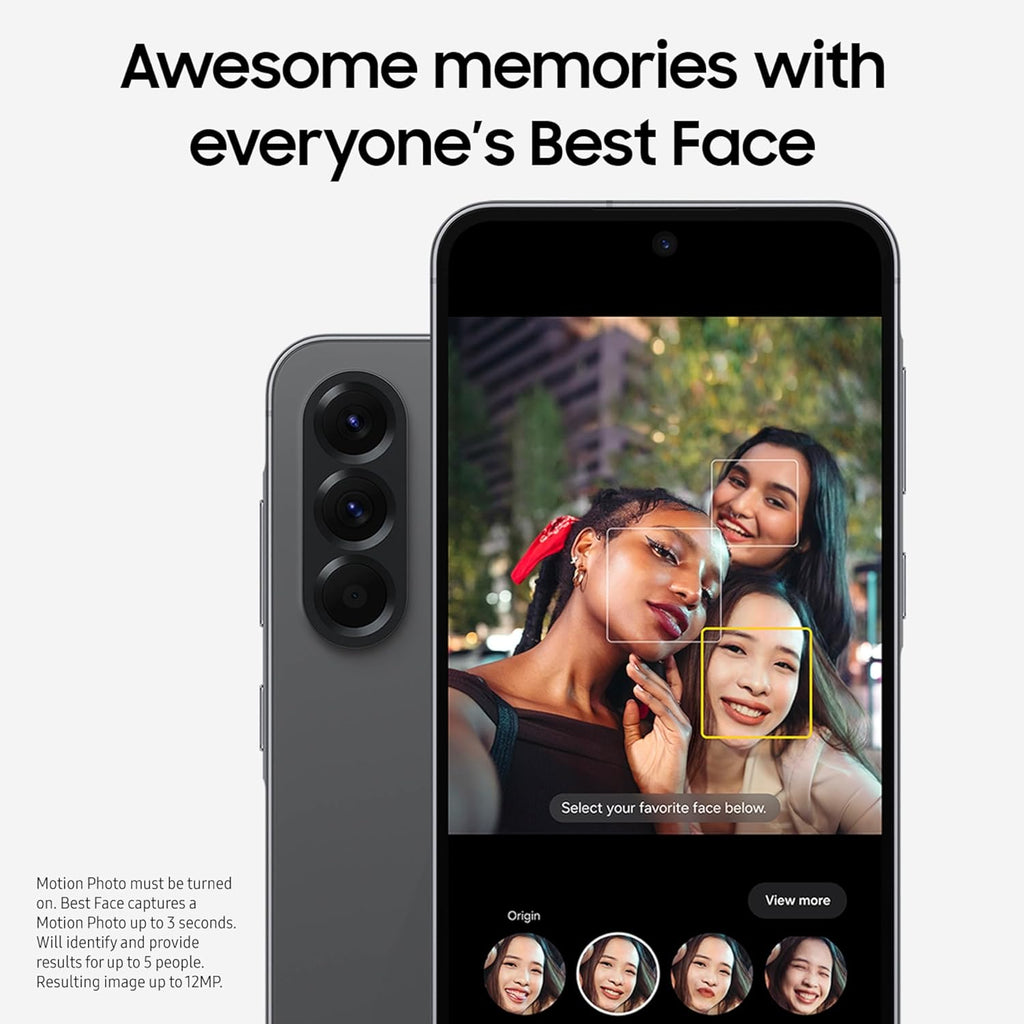 Samsung Galaxy A56 5G Cell Phone, 128GB AI Smartphone, Unlocked Android, AI Photo Edits, Large Screen, Long Battery Life, 2025, US 1 Yr Manufacturer Warranty, Awesome Graphite