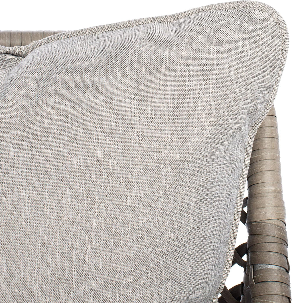 SAFAVIEH Outdoor Collection Narda Natural Grey/Grey Cushion 5-Piece Patio Chaise Lounge Set (PAT9018B-2BX)