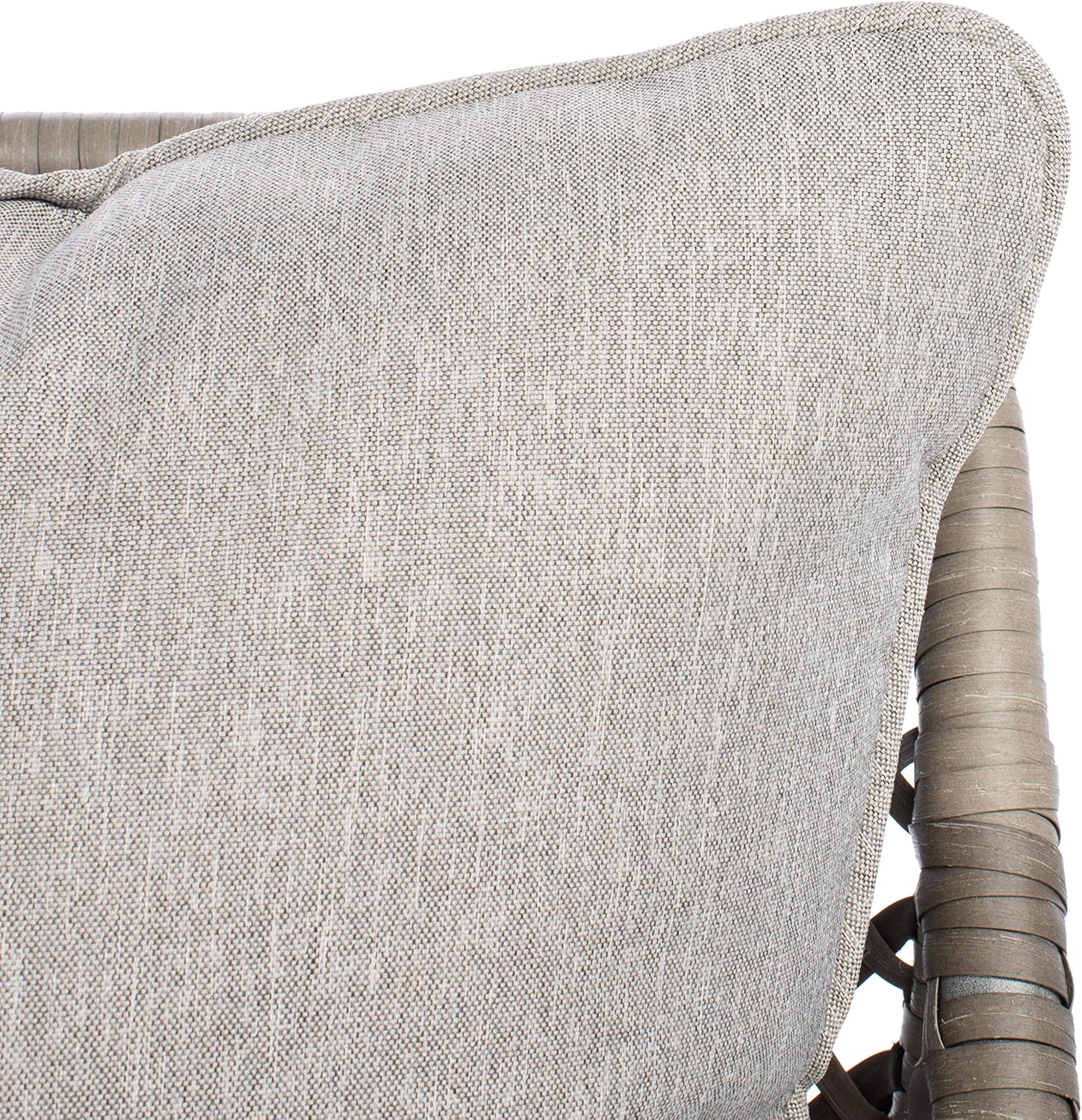 SAFAVIEH Outdoor Collection Narda Natural Grey/Grey Cushion 5-Piece Patio Chaise Lounge Set (PAT9018B-2BX)