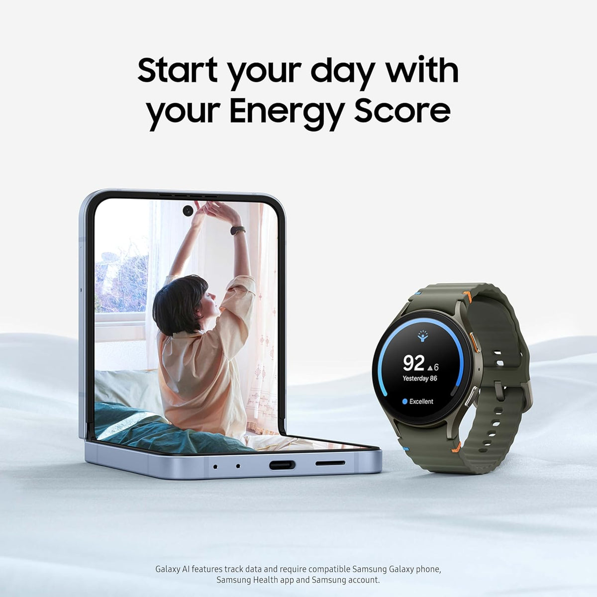Samsung Galaxy Watch 7 40mm Bluetooth AI Smartwatch w/Energy Score, Wellness Tips, Heart Rate Tracking, Sleep Monitor, Fitness Tracker, 2024, Cream US Version, 1Yr Manufacturer Warranty