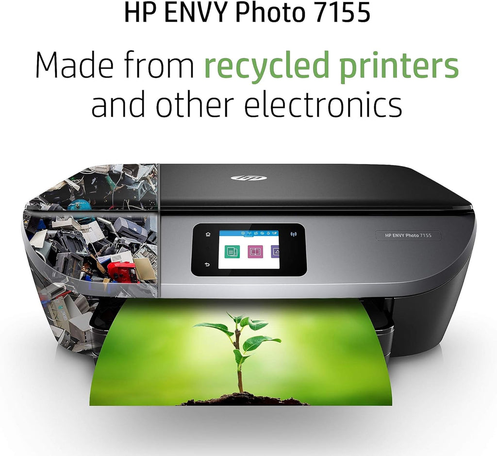 HP Envy Photo 7155 All-in-One Photo Printer with Wireless Printing, Instant Ink, Works with Alexa (K7G93A)
