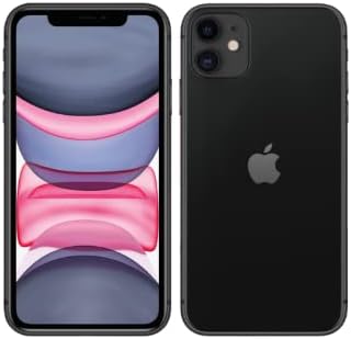 Apple iPhone 11, 64GB, Black - Unlocked (Renewed)