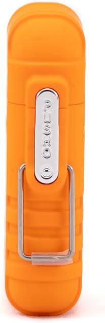 Survival Frog Tough Electric Lighter 2.0 - Waterproof & Windproof Lighters - Flameless Top-Facing Dual Arc Plasma, USB Rechargeable w/Built-in Flashlight, Camping, Survival Fire Starter (Orange)