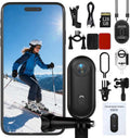 Thumb Action Camera | Mini POV Sports Camera, Waterproof Action Camera the Size of a Thumb for Running, Cycling, Hiking, Swimming, Outdoor Adventures, Vlogging (Black, 128, GB)