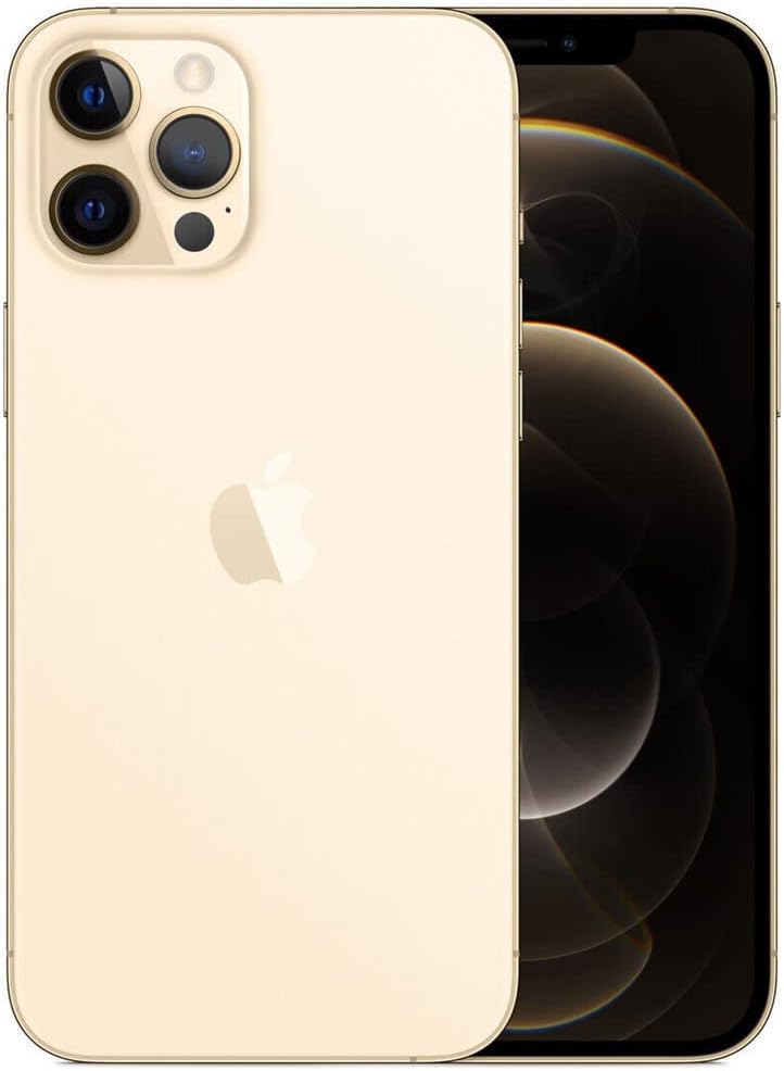 Apple iPhone 12 Pro, 128GB, Gold - Unlocked (Renewed)