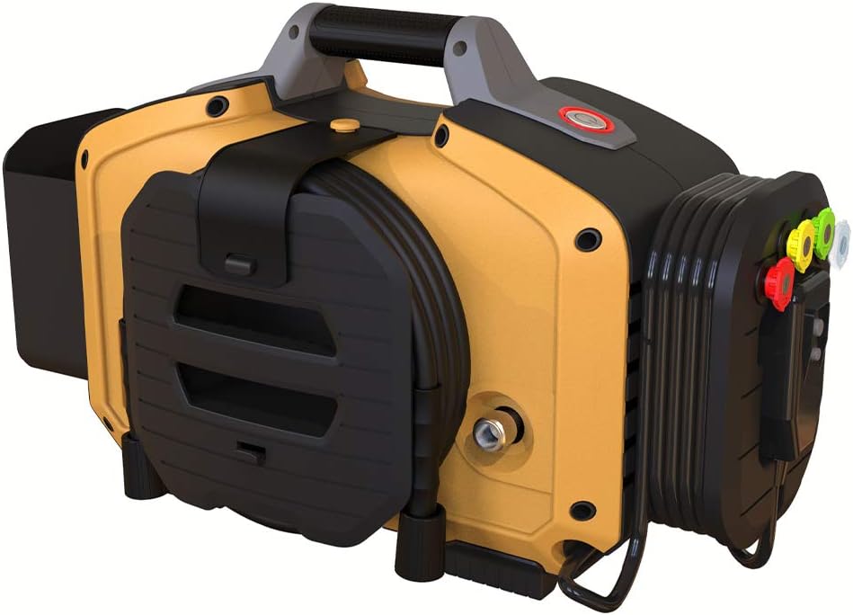 CAT Electric Pressure Washer - 1800 PSI 2.0 GPM with high Pressure Hose, Quick Release Gun, Nozzle Lance, Water Pressure Washers Foam Cannon, Power Wash Your Home Patio, Fence, Driveway & RV