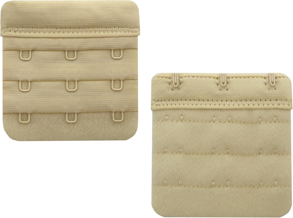 Women's Bra Extenders 2 Hook/3 Hook/4 Hook, Soft and Comfortable Bra Strap Extension