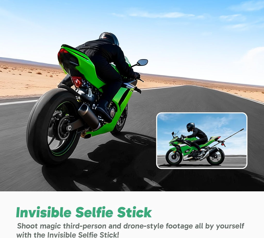 AKASO 360 Weatherproof 360 Action Camera - 5.7K 360 Video with 1/2" 48MP Sensors, 72MP 360 Photo, 360-SuperSmooth, Invisible Selfie Stick, 360° Horizon Lock, AI Tracking with 256GB MicroSD Card