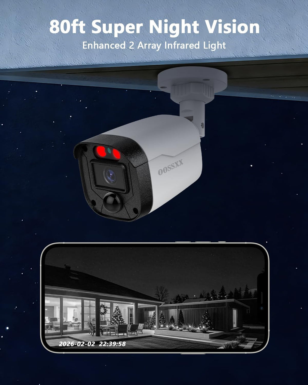 Outdoor Wired Security Camera System Home Video Surveillance Cameras Systems