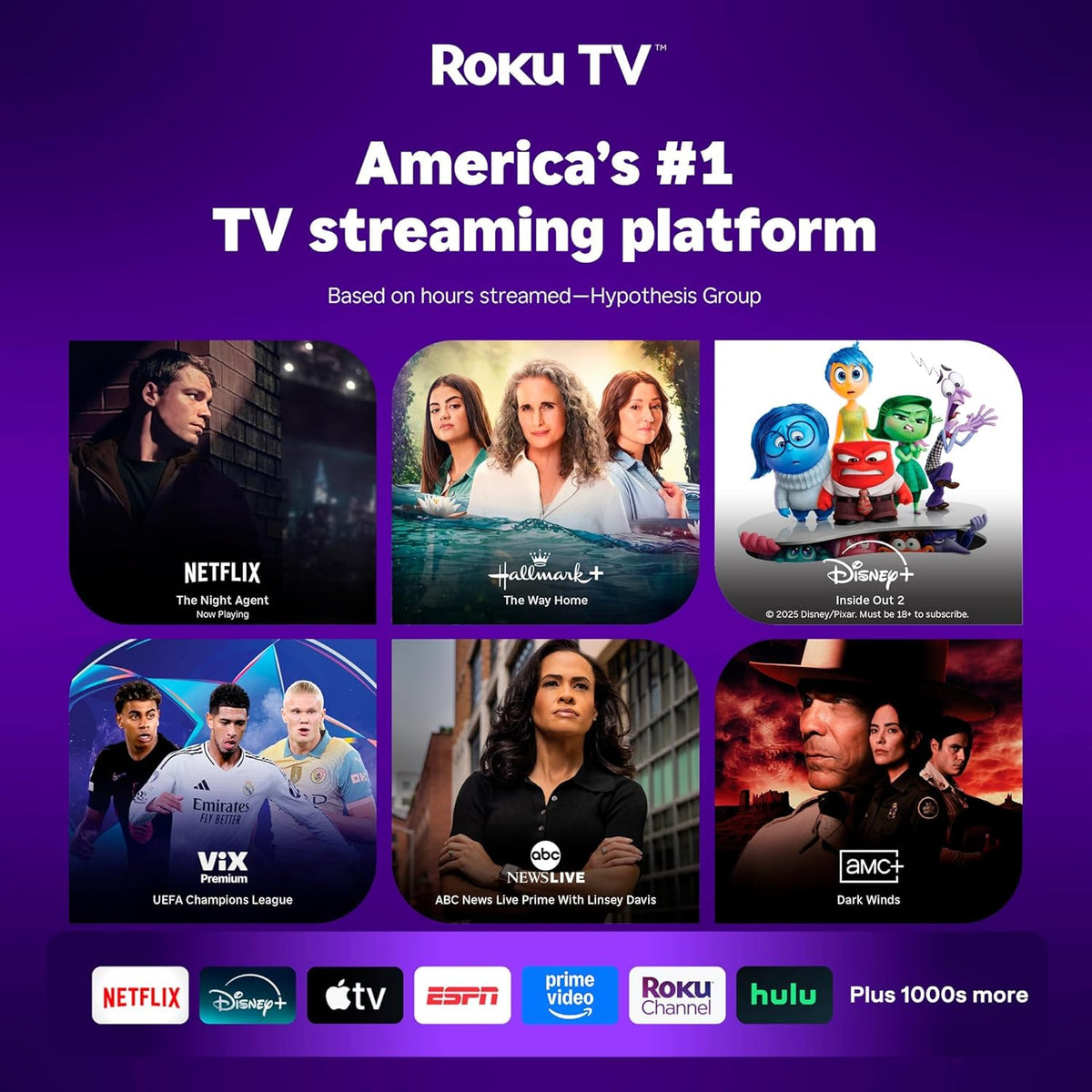 Aurzen Roku TV Smart Projector with Wifi and Bluetooth, Roku Streaming Experience Built-in, 1080P FHD, DoIby Audio, Auto Focus & Keystone, Zoom, Movie Portable Outdoor Mini Projector, White