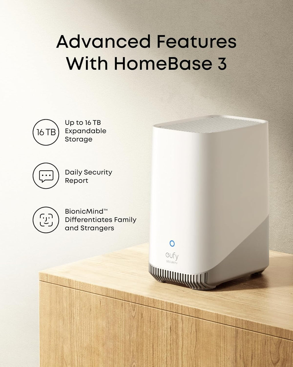 eufy SoloCam E42, 4K Security Camera Wireless Outdoor, Solar Powered, AI Motion Tracking, Strobe Light, Pan & Tilt, Facial Recognition, Up to 16 TB, Smart Home Compatible