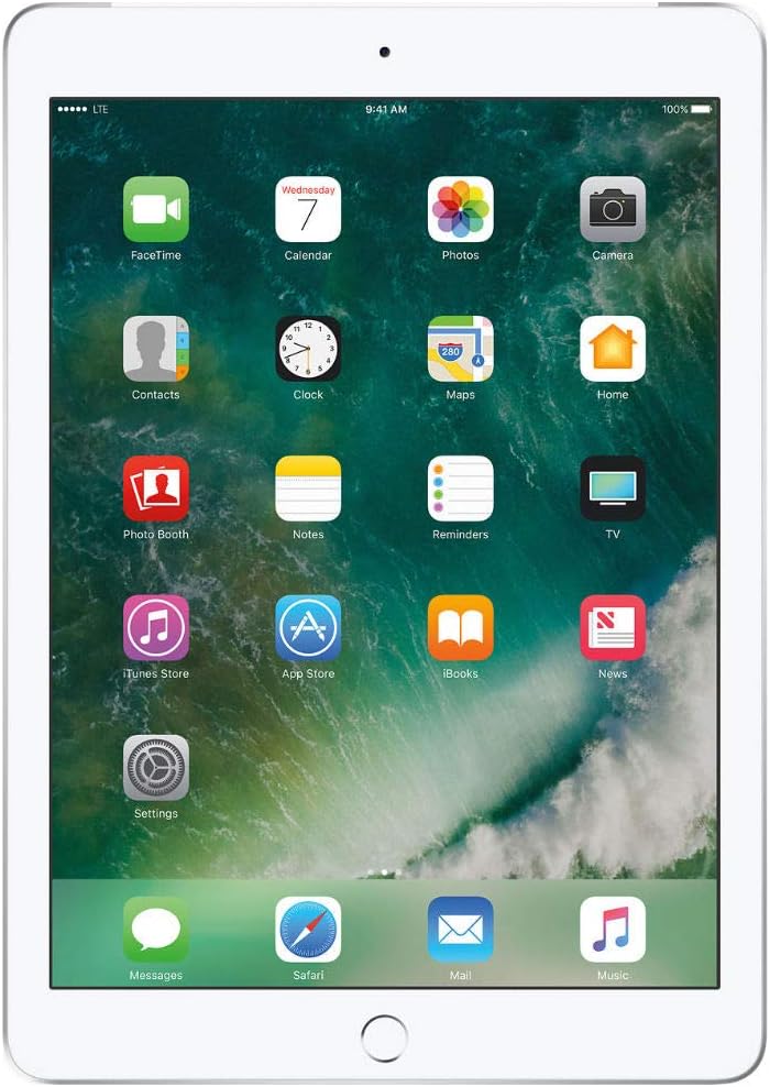 Apple 2017 iPad 9.7-inch, WiFi + Cellular, 32GB - Silver (Renewed)