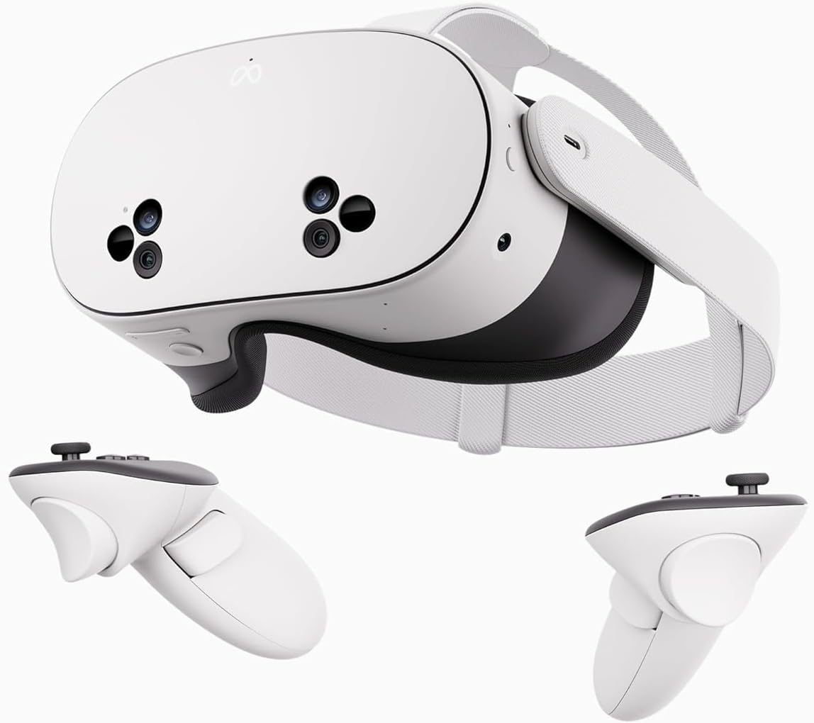 Met.a Quest 3S 256GB - Batman: Arkham Shadow and Met.a Quest + Oculu.s Link Virtual Reality Headset Cable 16