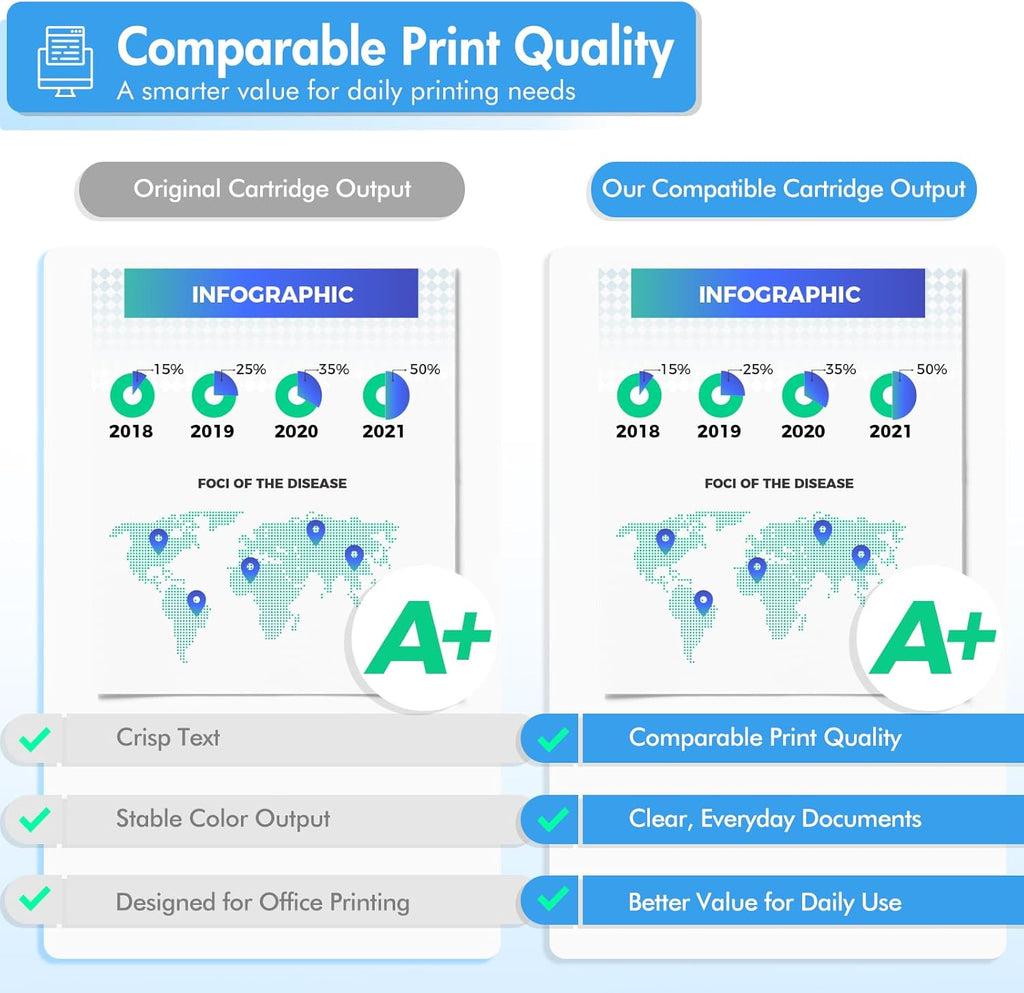 069H 069 Toner Cartridge Set MF753Cdw MF750C Replacement for Canon MF753Cdw 069 069H Toner Cartridges for Canon Color ImageCLASS LBP674C Series MF751Cdw LBP674Cdw M753 M751 Printer Ink B/C/Y/M 4 Pack