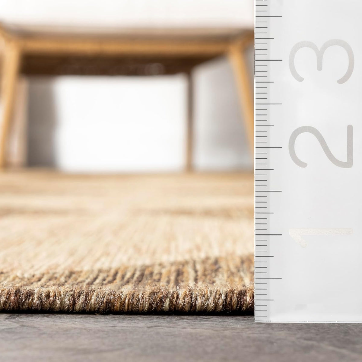 nuLOOM Outdoor Performance Collection Sabina Trellis Brown/Ivory, 8' x 10', Soft and Cozy, High Traffic, Stain Resistant, Easy Clean, Durable Area Rug for Indoor/Outdoor Patio, Deck, Porch, Garden