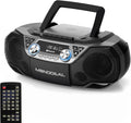 MONODEAL CD Player & Cassette Tape Player with Bluetooth, Powerful Stereo CD Player Boombox with X-BASS,CD and Cassette Player Combo,FM/USB/AUX & Remote, Tape Recording, Sleep Timer, AC/DC Powered