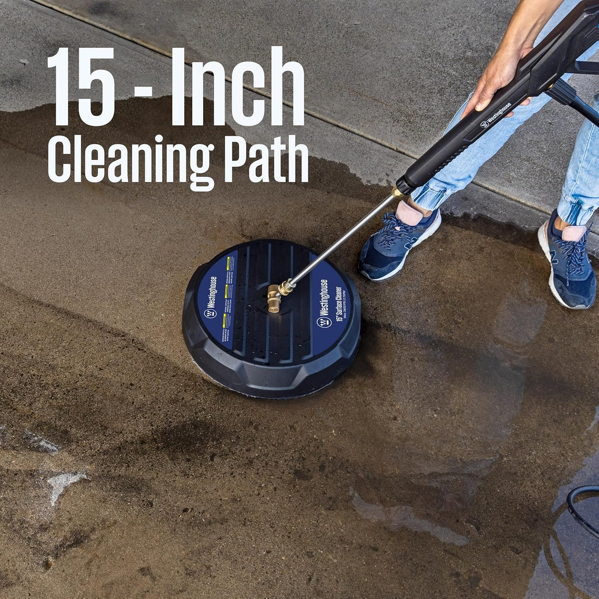 Westinghouse Electric Pressure Washer Bundle with 3400 PSI 2 GPM Washer and 15" Surface Cleaner Attachment