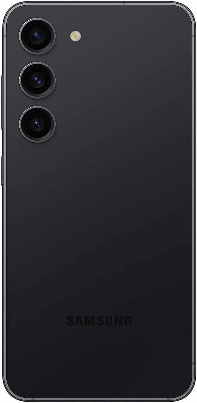 SAMSUNG Galaxy S23 5G (128GB, 8GB) 6.1" AMOLED, 50MP 8K Camera, Global Volte (International Model Fully Unlocked for AT&T, Verizon, T-Mobile, Global 5G) S911W (w/ 25W Fast Charger, Phantom Black)