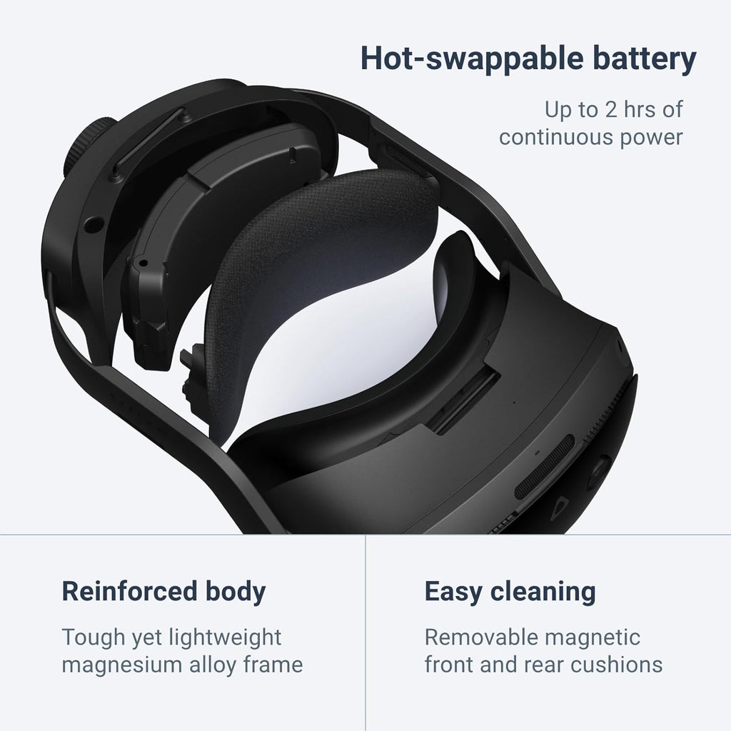 HTC Vive Focus Vision — Mixed Reality and PC VR Headset + Controllers — Consumer Edition