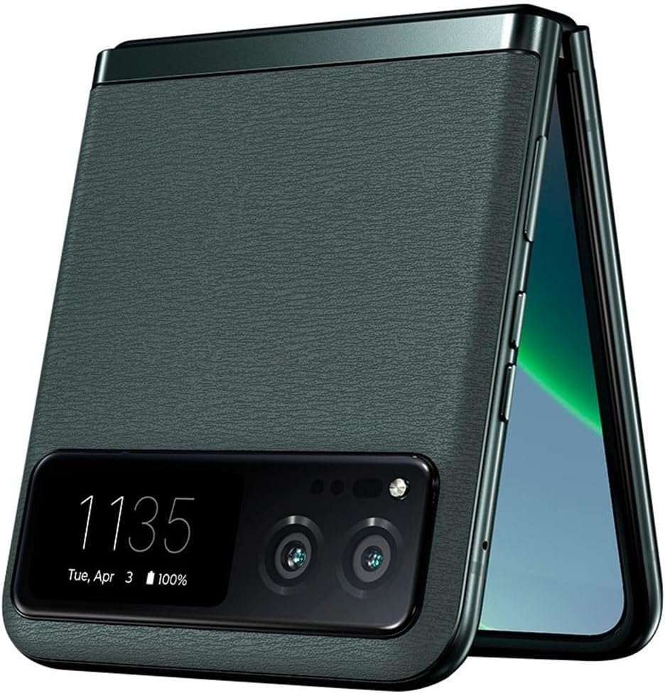 Motorola Moto Razr 40 5G 2023 (128GB, 8GB) 6.9" Foldable AMOLED, Snapdragon 7 Gen 1, Android 13 (T-Mobile Unlocked for Verizon, Metro, Boost, Global 4G) XT2323 (Sage Green) (Renewed)