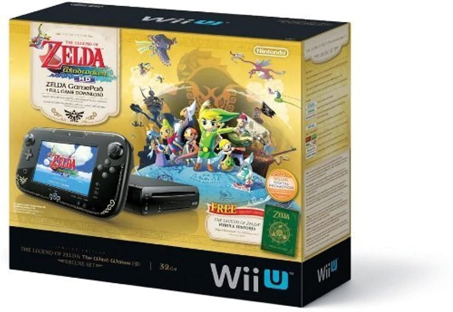 The Legend of Zelda : The Wind Waker (HD Deluxe Set) for Nintendo Wii U (Renewed)
