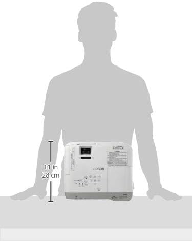Epson PowerLite 107 LCD Projector - White, Gray