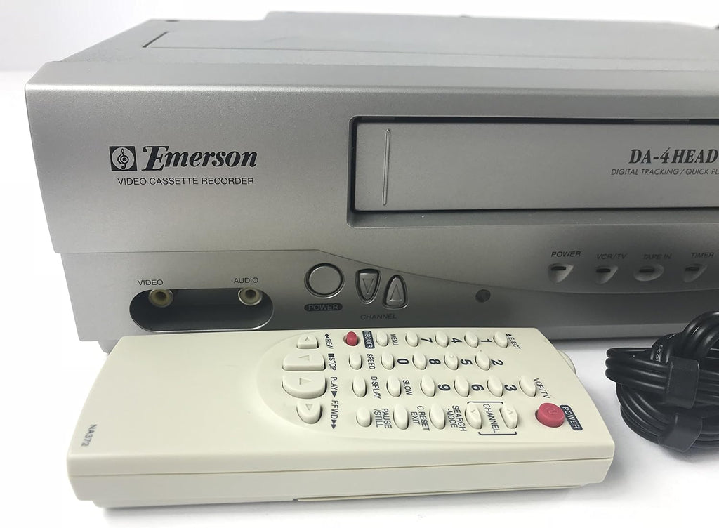 Emerson EWV404 4-Head Video Cassette Recorder with On-Screen Programming Display