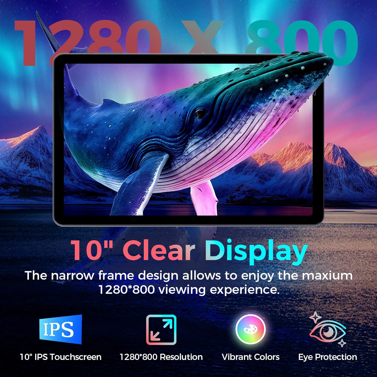 Tablet with Keyboard, 2026 Android 15 tablet with 26GB+256GB+2TB Expand, 10 Inch Tablet PC with 8-Core, Gemini AI, 5G WiFi, 8000mAh, BT5.0, GPS, Electronics Tablets with Case/Mouse/Stylus(Green Case)
