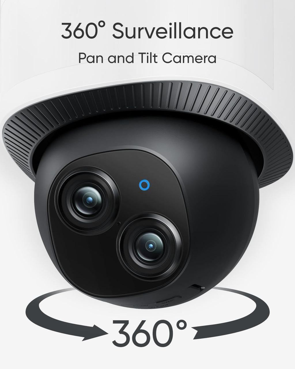 eufy Security Dual-Lens 360°Coverage Floodlight Camera E340,Security Camera Outdoor, Pan &Tilt,AI Detection&Tracking,8× Hybrid Zoom,No Monthly Fee, 24/7 Recording, Dual-Band Wi-Fi 6, 2000 LM,Wired