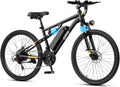 Qlife Racer Electric Bike for Adults - 21-Speed Mountain Lightweight Ebike with Peak 1000W/750W 25MPH/22MPH Brushless Motor, 375Wh Removable Battery, 26X2.1 Tire Step Over E-MTB, Up to 40 Miles