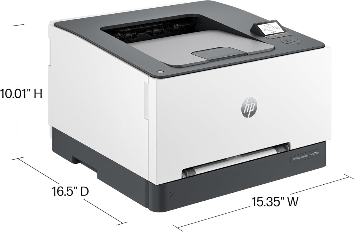HP Color Laserjet Pro 3201dw Wireless Color Laser Printer, Office Printer, Duplex, Best for Office (499Q9F)