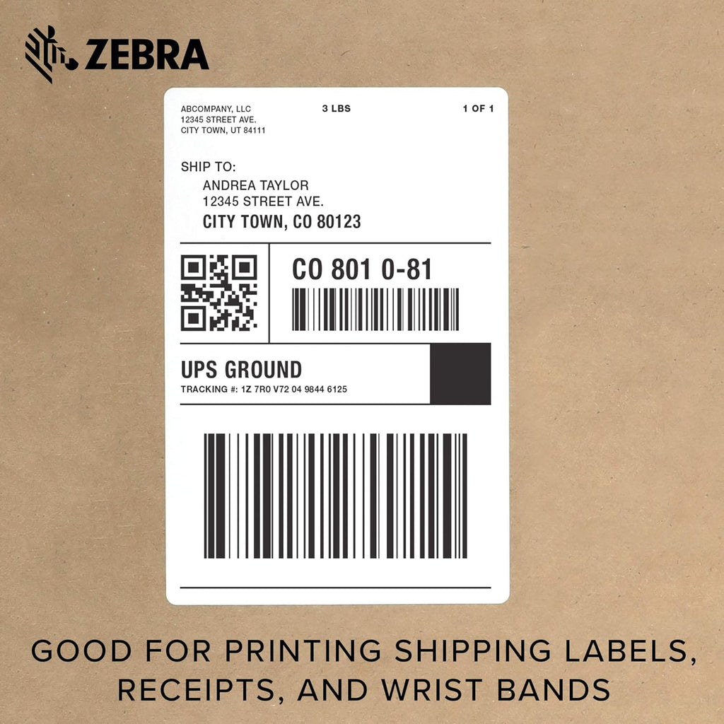 ZEBRA ZD410 Direct Thermal Desktop Monochrome Printer Print Width of 2 in USB Connectivity ZD41022-D01000EZ