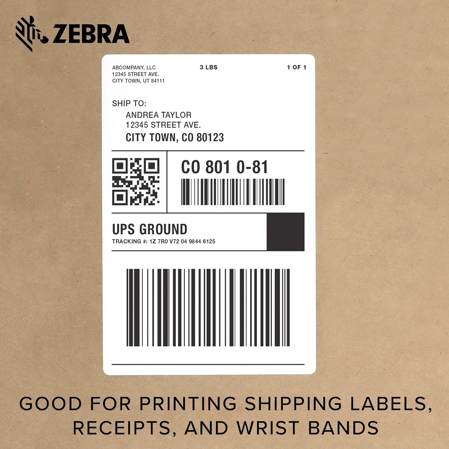 ZEBRA ZD410 Direct Thermal Desktop Monochrome Printer Print Width of 2 in USB Connectivity ZD41022-D01000EZ